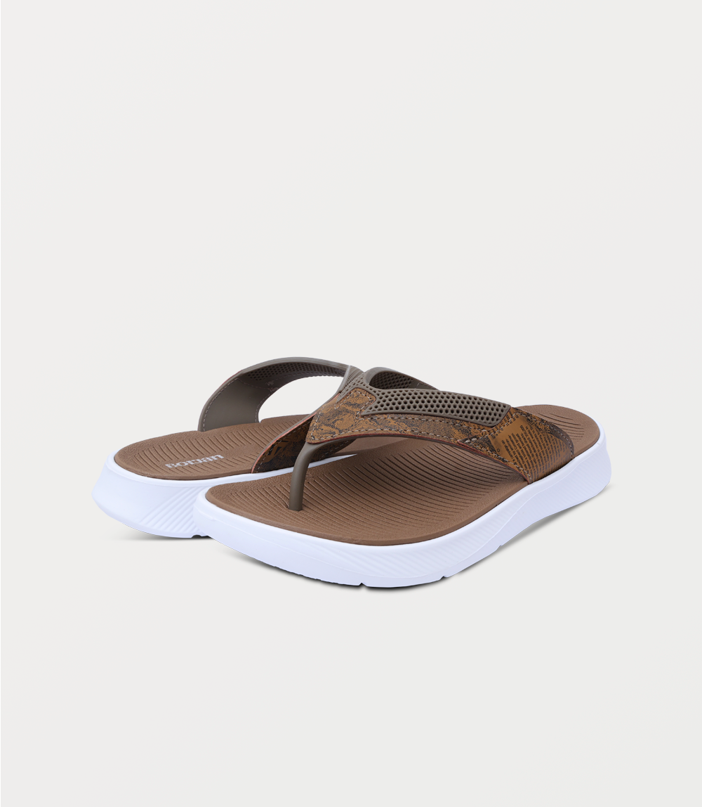Men Chappal-BROWN