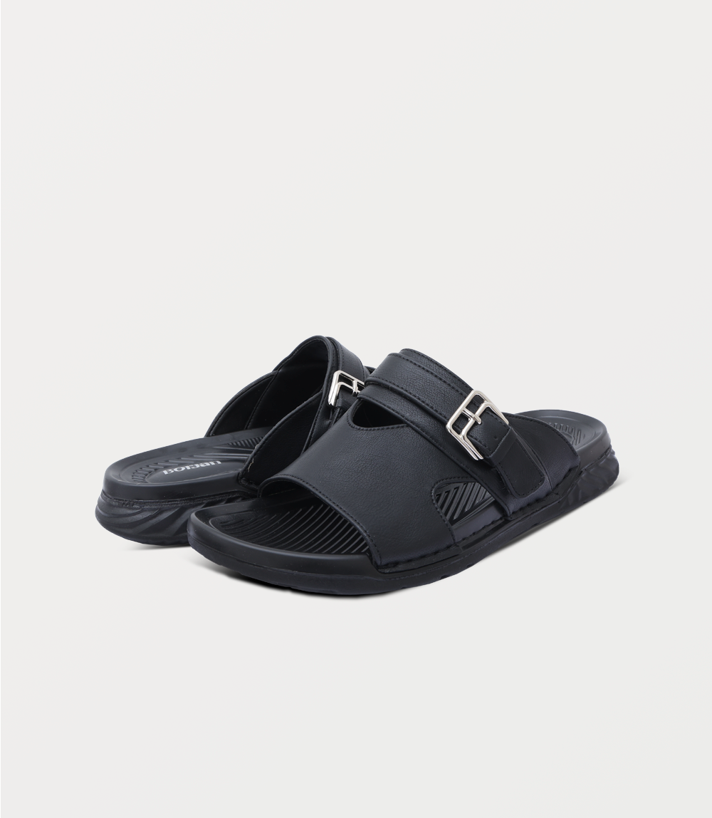 Men Slipper-BLACK