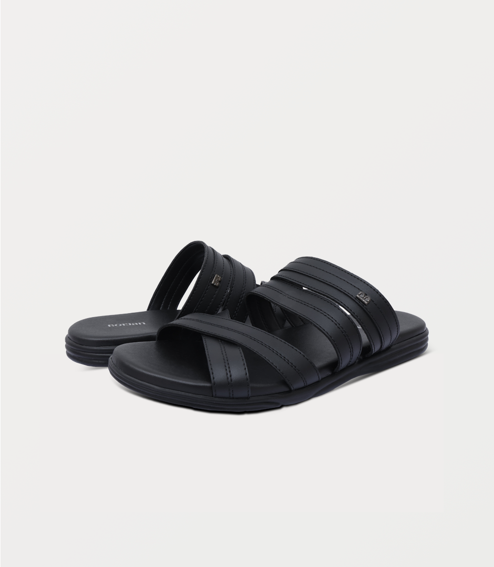 Men Slipper-BLACK C