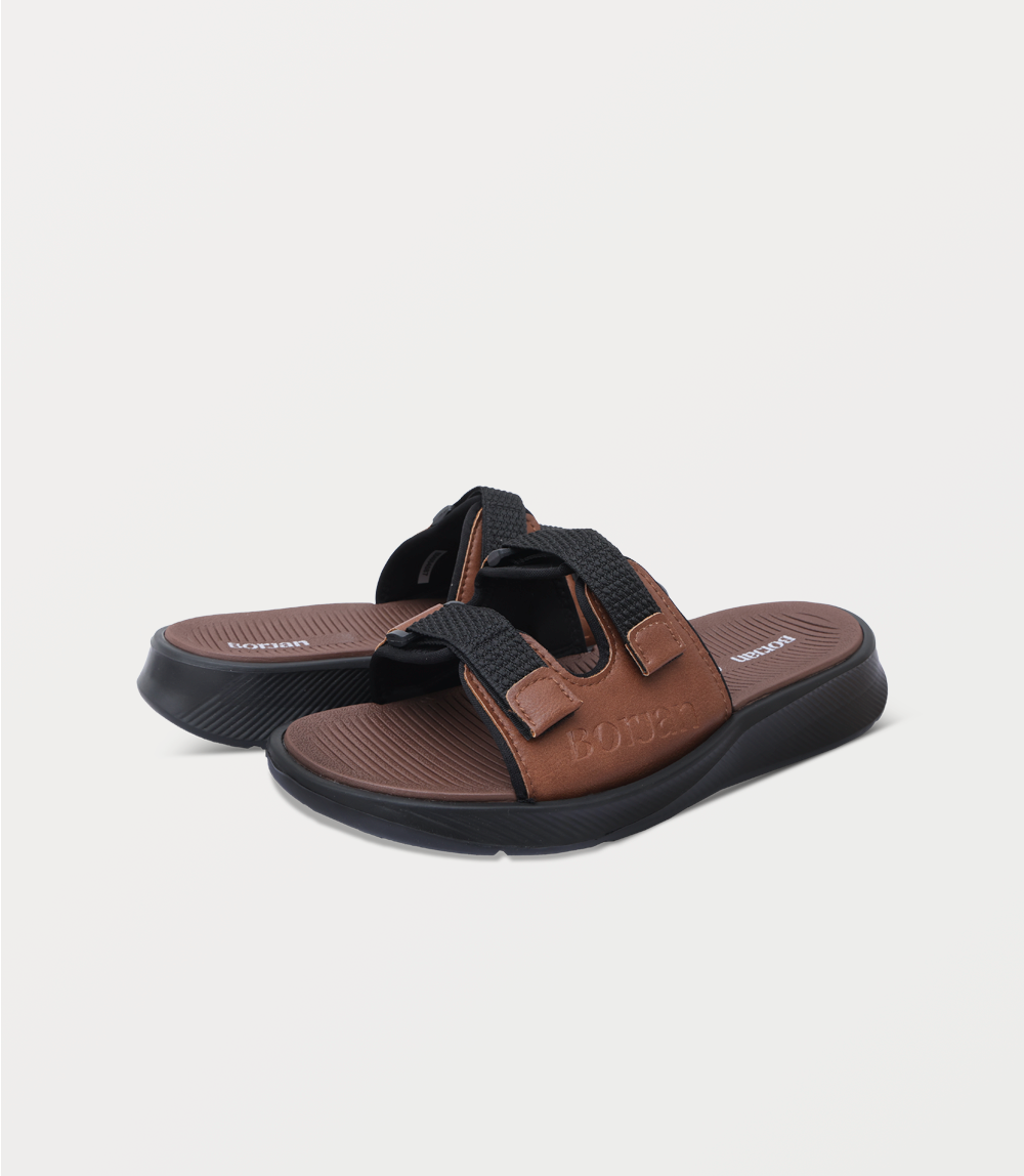 Men Slipper-BROWN