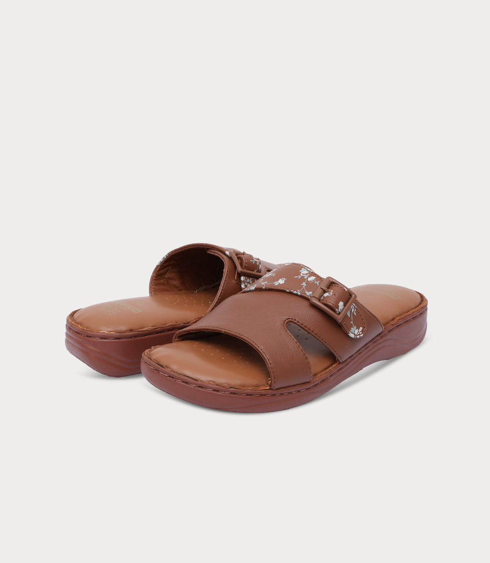 Women Comfort Slipper-TAN