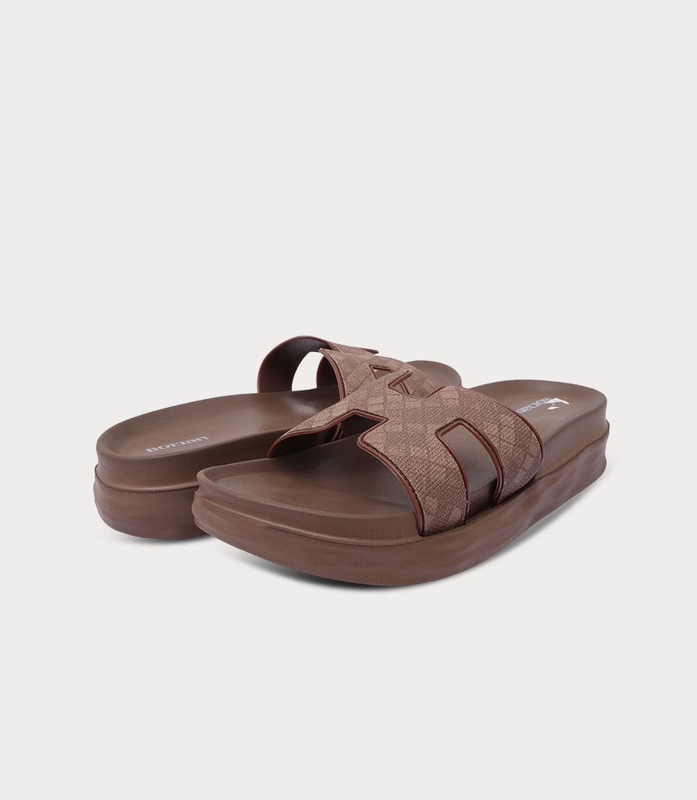 Women Comfort Slipper-BROWN