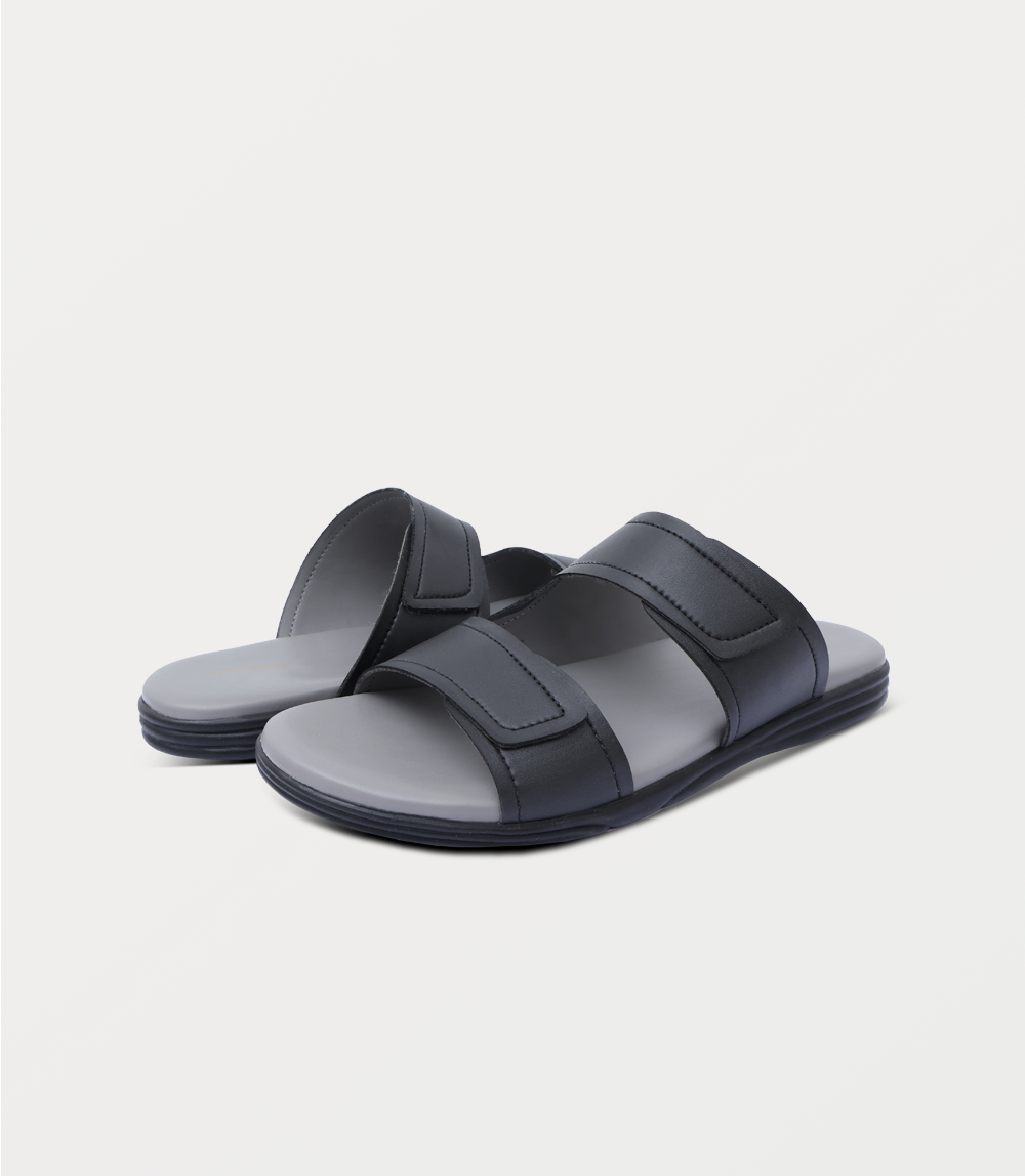Men Slipper-BLACK