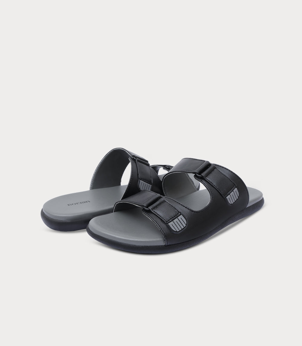 Men Slipper-BLACK