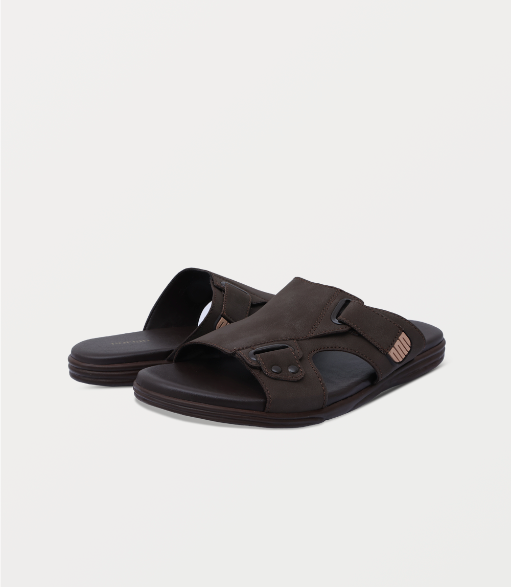 Men Slipper-BROWN