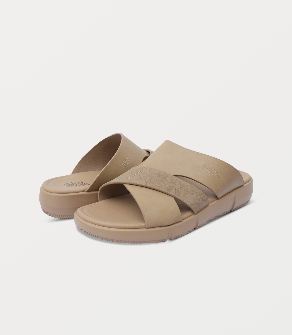 Men Slipper-BEIGE