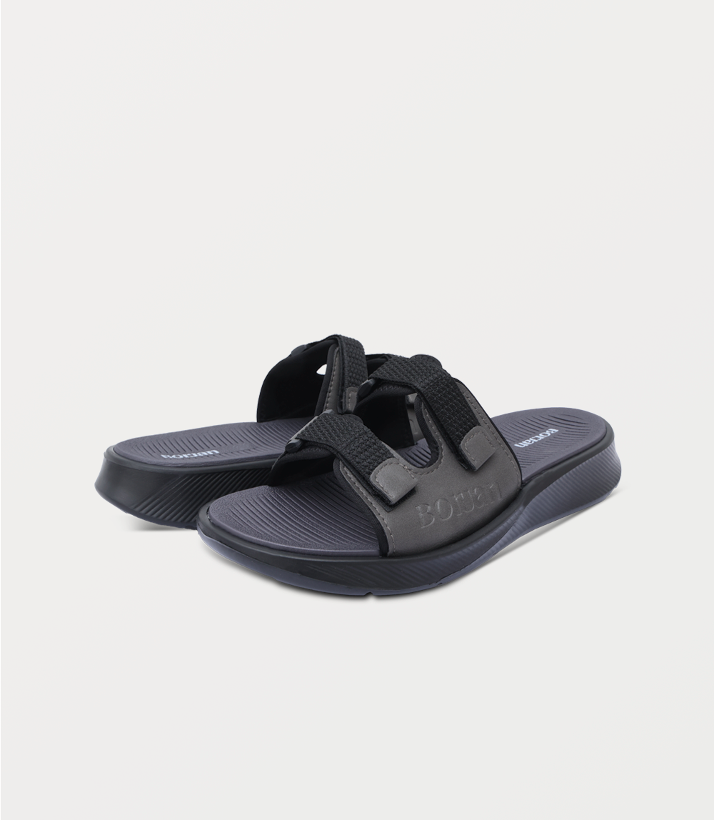 Men Slipper-BLACK