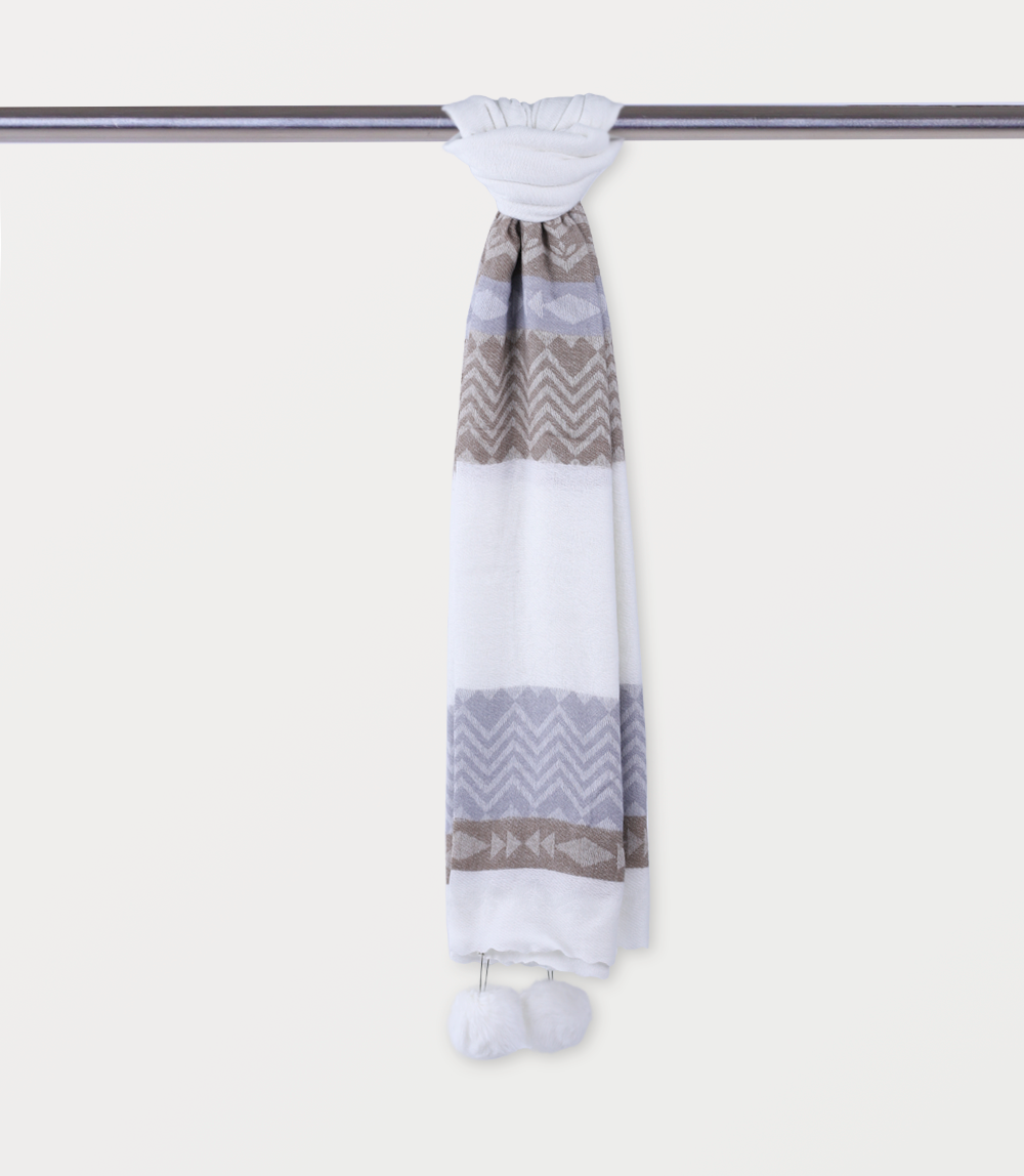 Women Scarf-WHITE