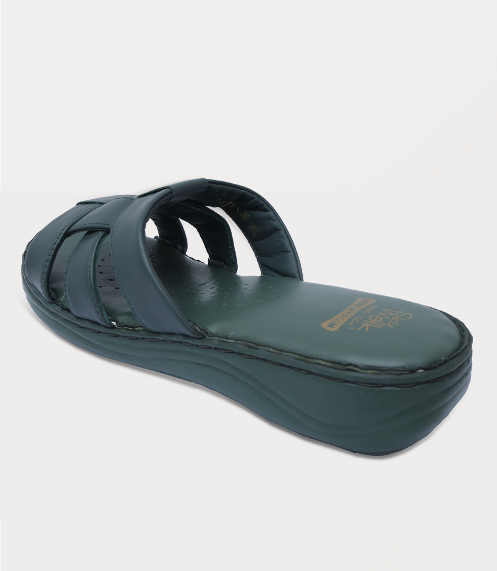 Women Comfort Slipper-GREEN