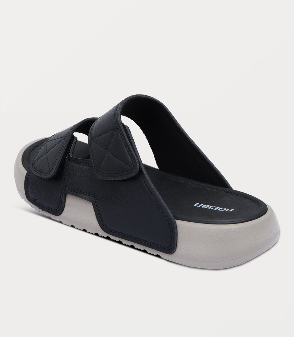 Men Slipper-BLACK