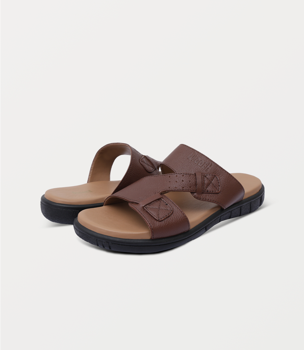Men Slipper-BROWN