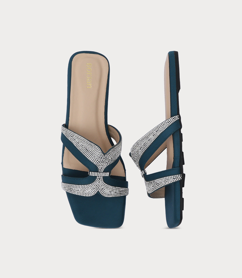 Women Slipper-TEAL