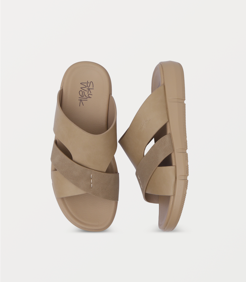 Men Slipper-BEIGE
