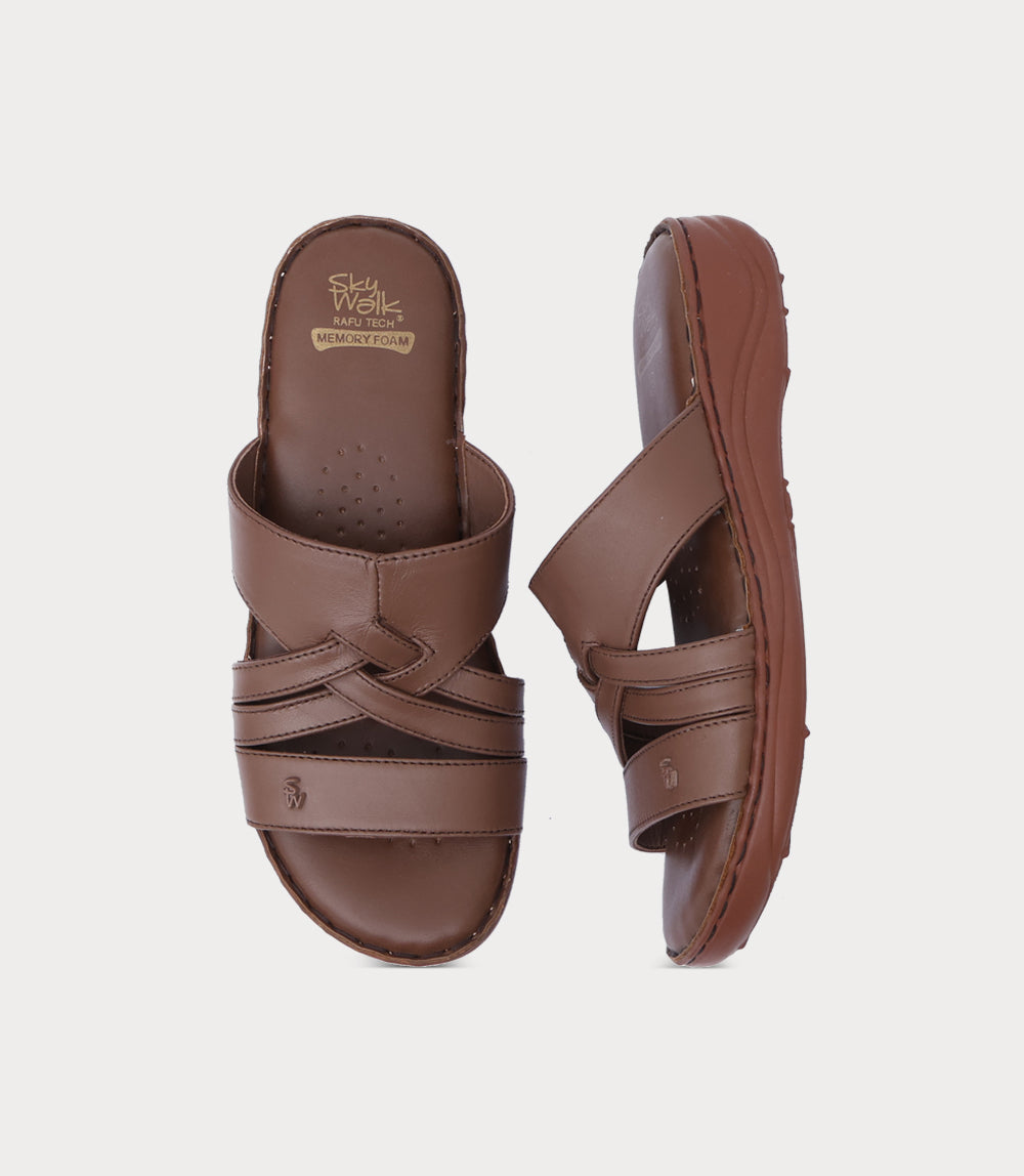 Women Comfort Slipper-BROWN