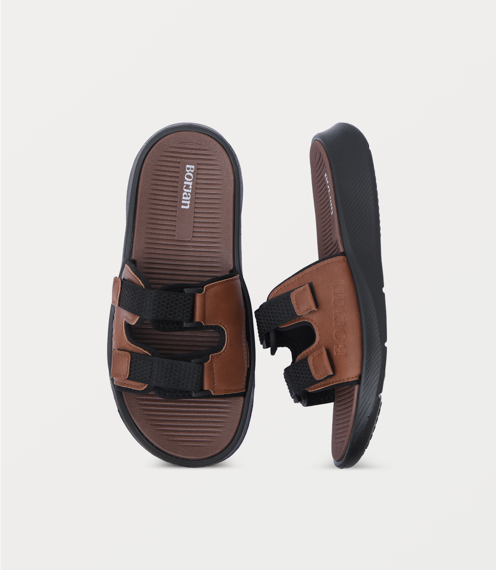 Men Slipper-BROWN