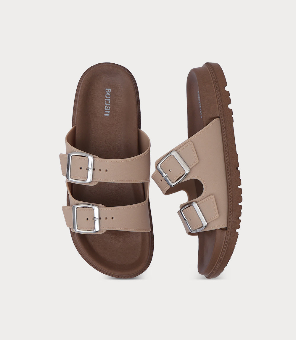 Women Comfort Slipper-BEIGE
