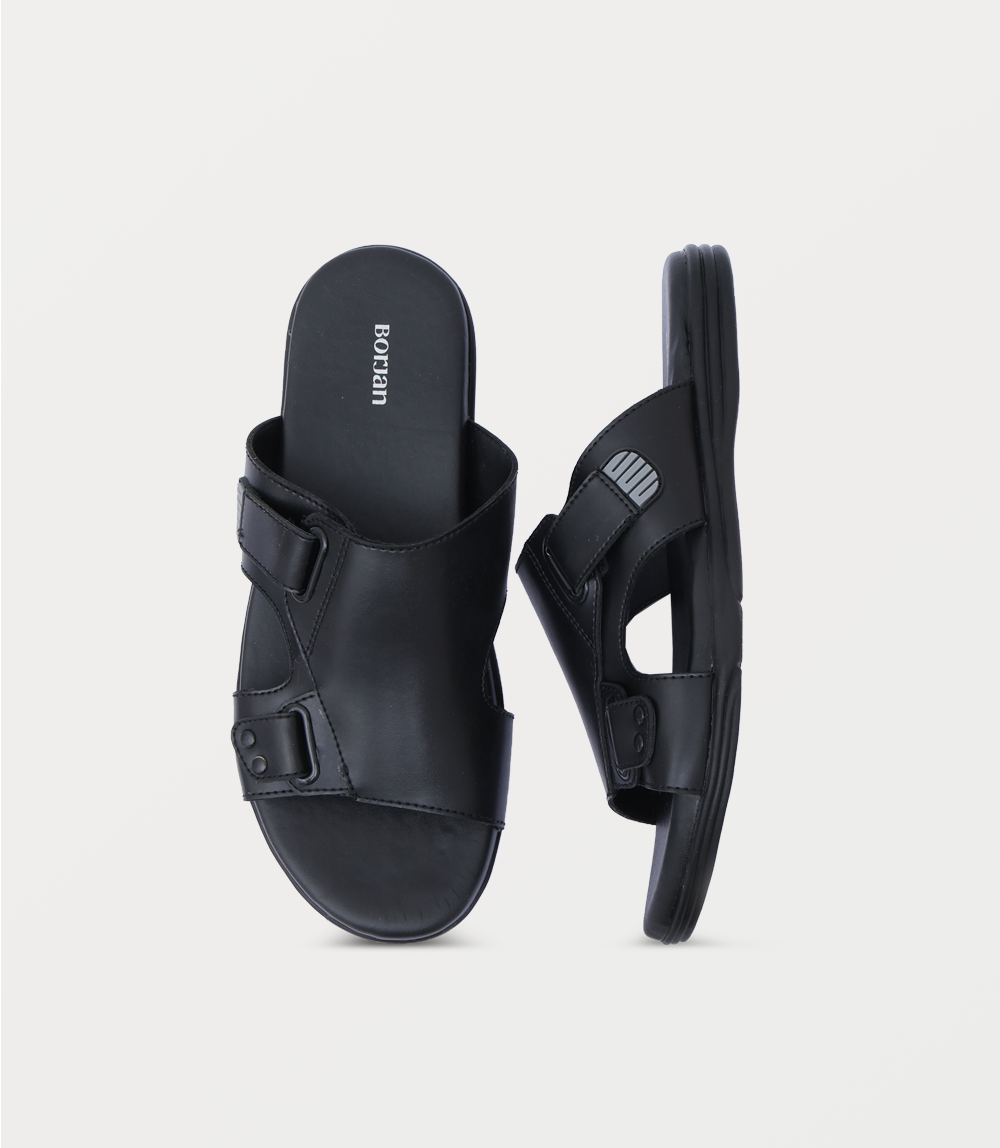 Men Slipper-BLACK