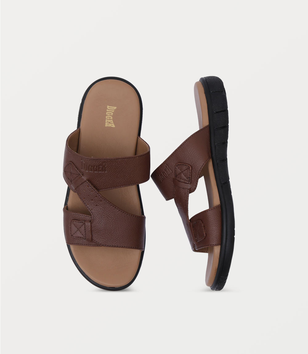 Men Slipper-BROWN