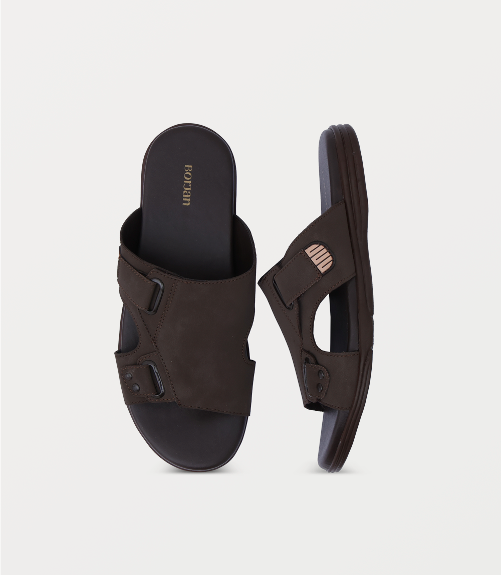 Men Slipper-BROWN