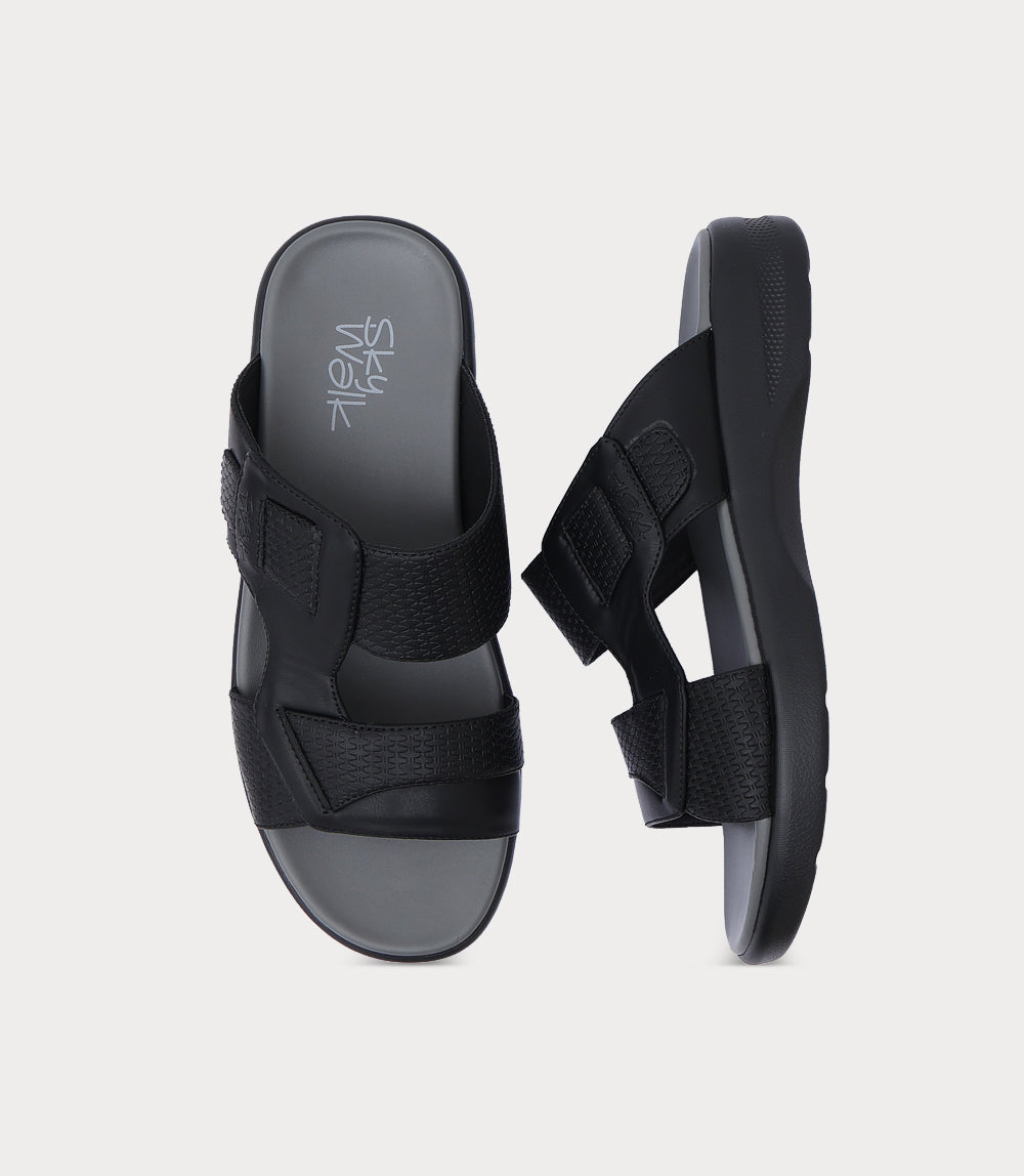Men Slipper-BLACK