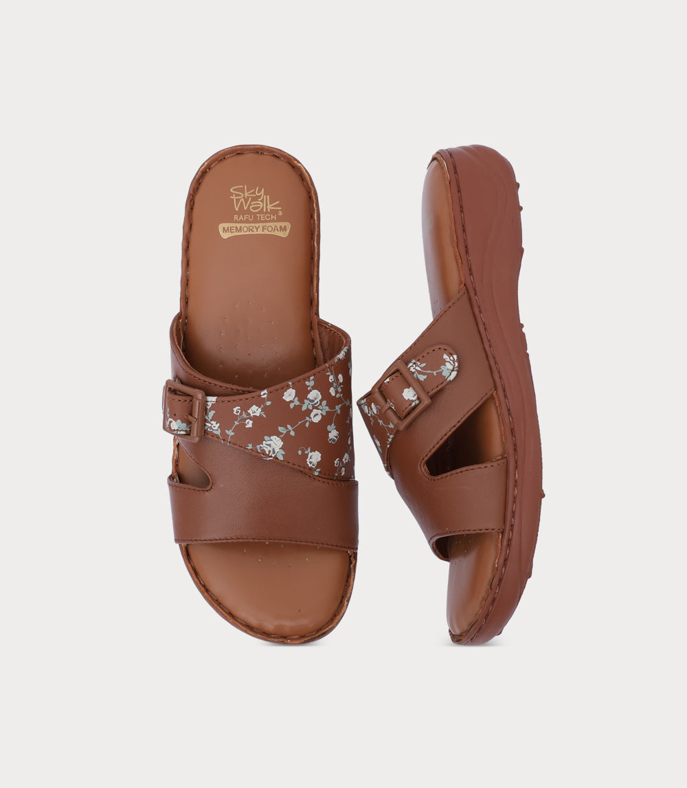 Women Comfort Slipper-TAN
