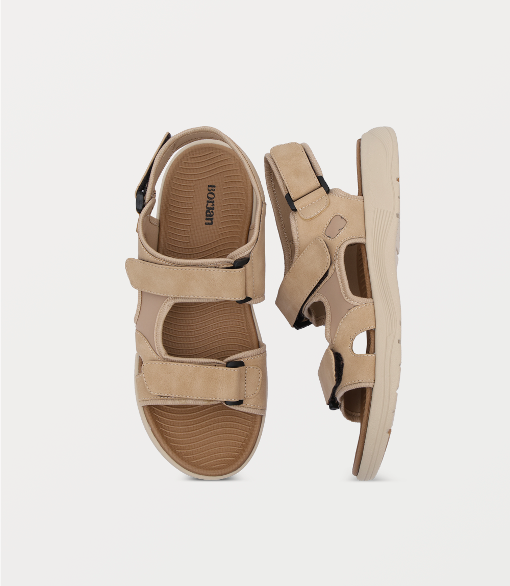 Men Sandal-BEIGE