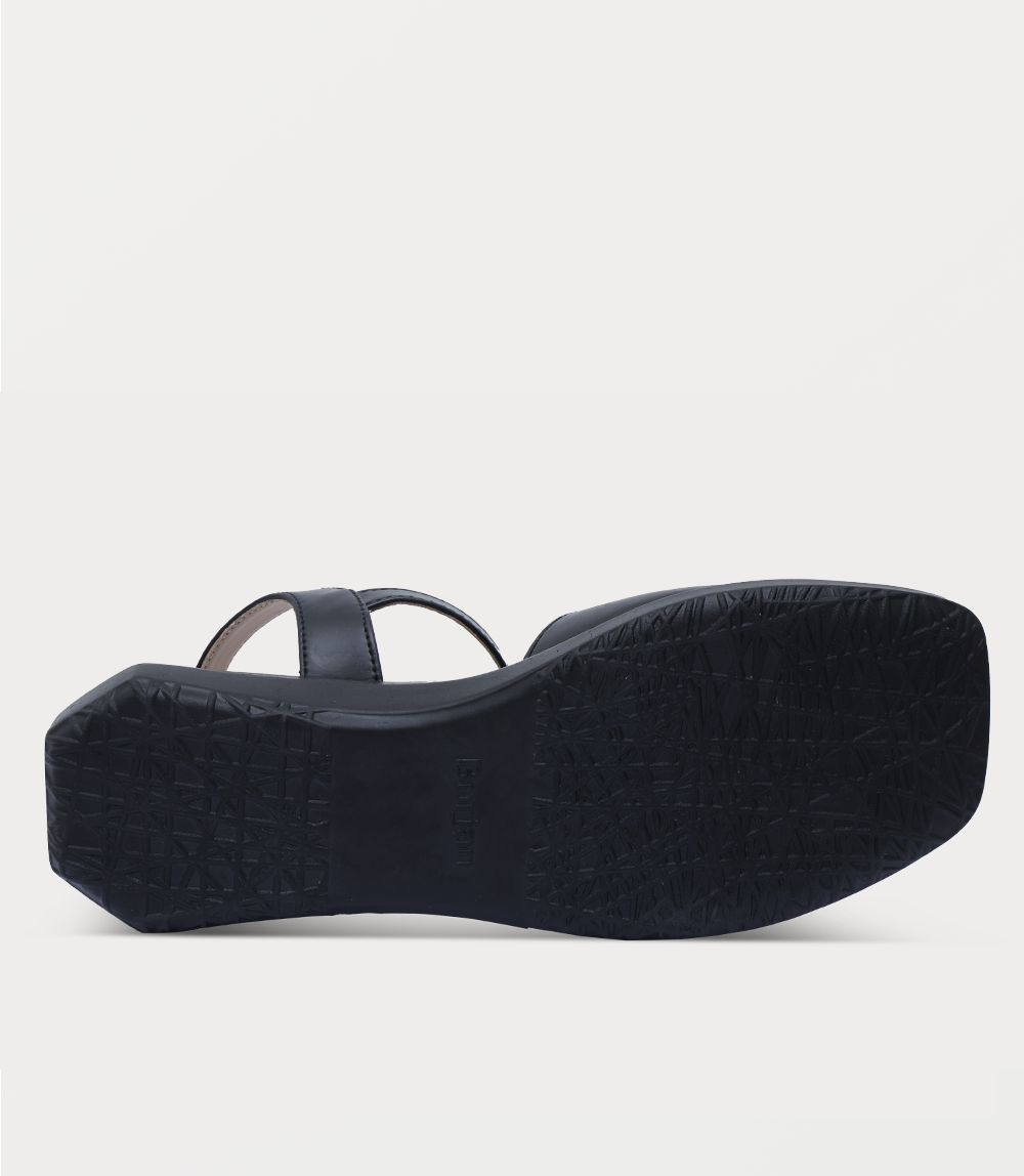 Women Comfort Sandal-BLACK