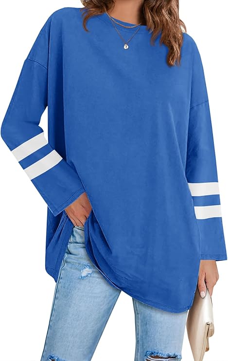 Women's Long Sleeve Oversized T Shirts
