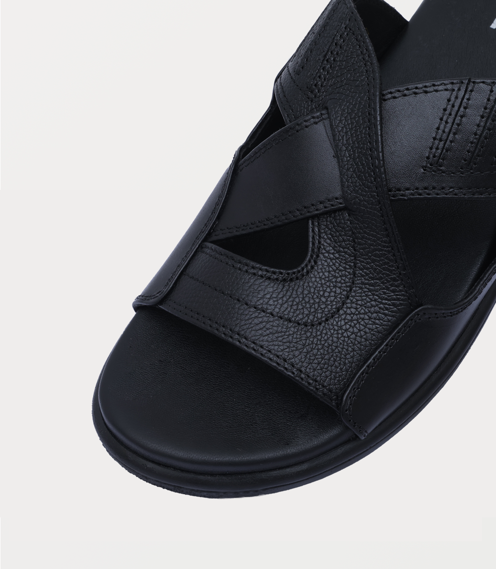 Men Slipper-BLACK