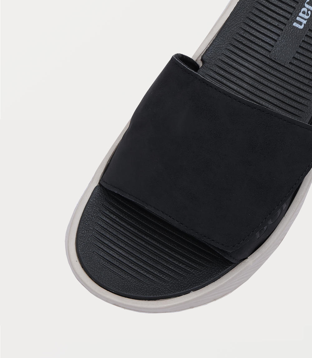 Women Casual Slipper-BLACK
