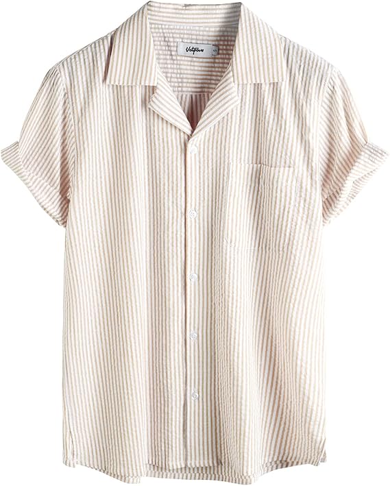 Mens Striped Summer Shirt